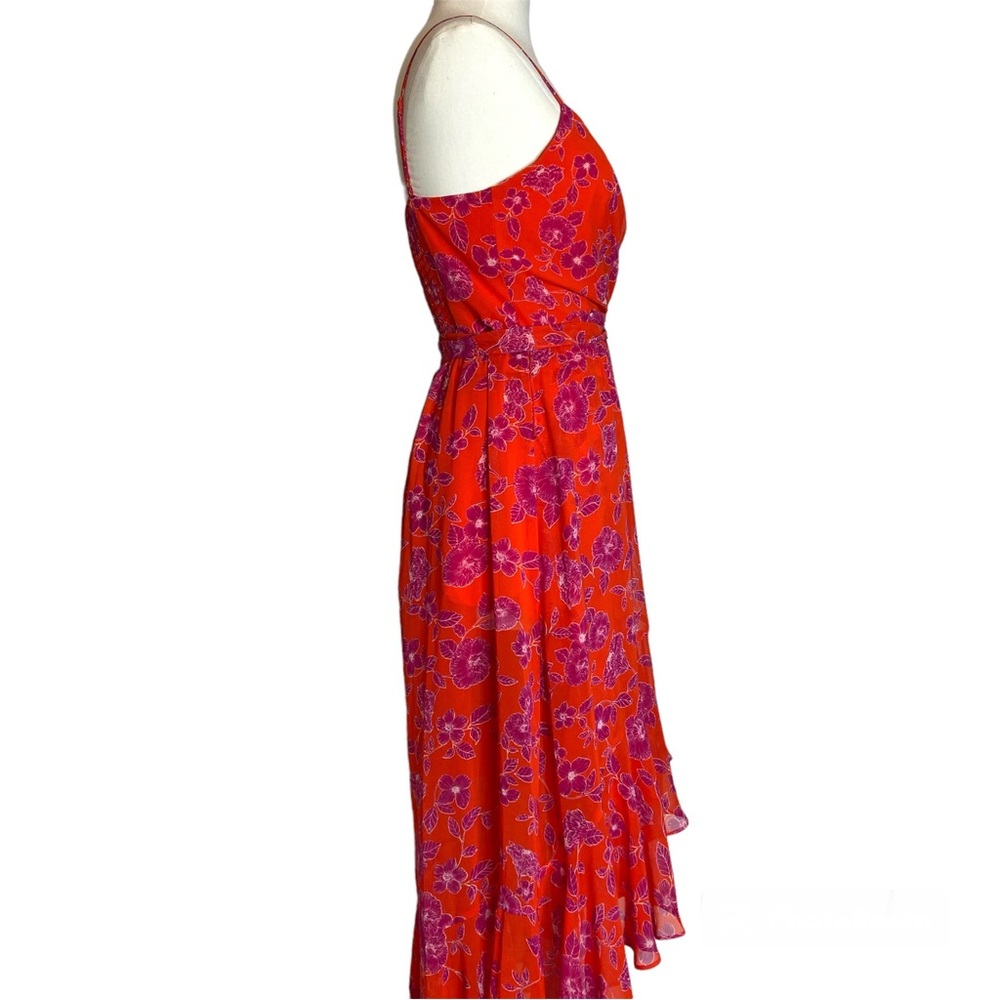 ELIZA J Floral Chiffon Midi Dress - Picture 13 of 16